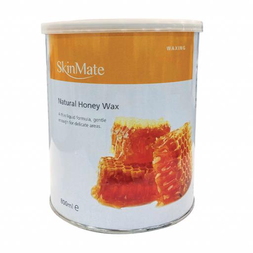 SkinMate Natural Honey Pot Wax 800ml Normal Skin