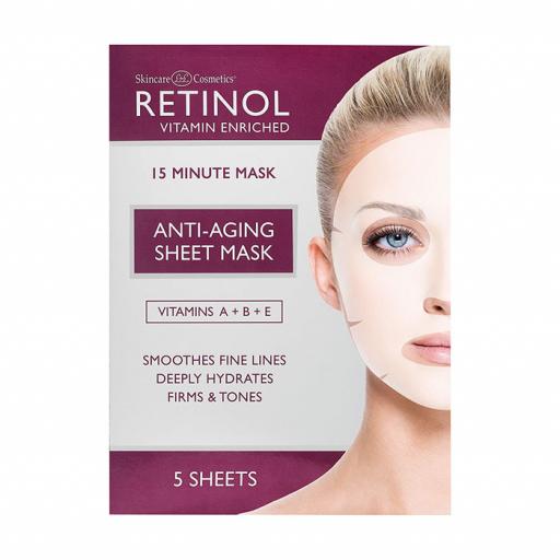 Retinol Anti-Ageing 15 Minute Mask x 5