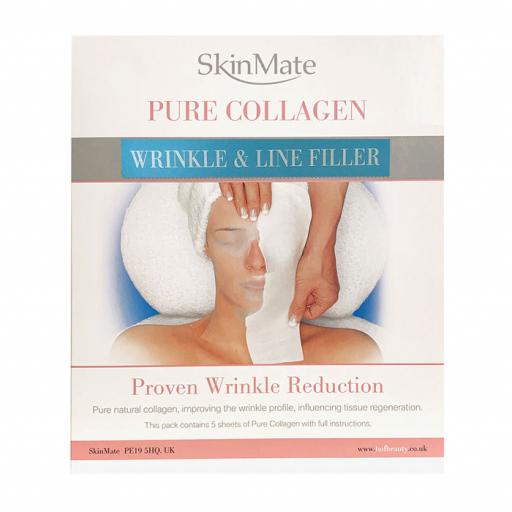 SkinMate Pure Collagen Ant-Ageing Wrinkle Filler Masks A4 Sheets