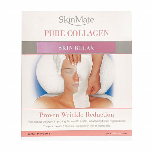 SkinMate Pure Collagen Anti-Ageing Skin Relax Masks A4 Sheets