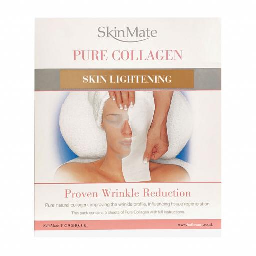 SkinMate Pure Collagen Skin Lightening Masks A4 Sheets